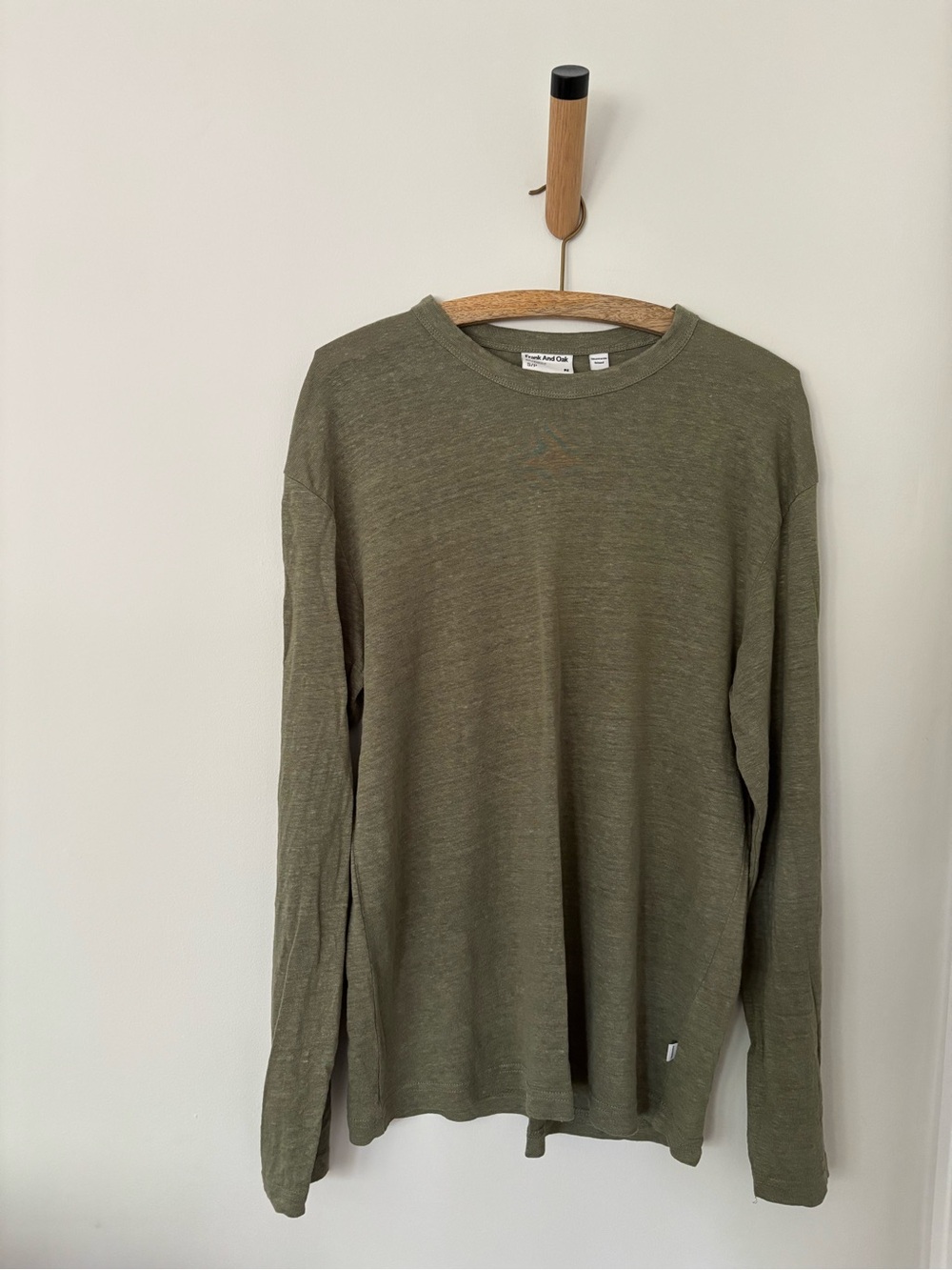 Frank and Oak Long Sleeve Men's Linen Shirt